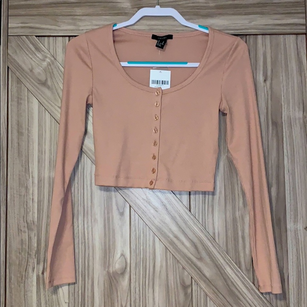 Crop Long Sleeve Tee